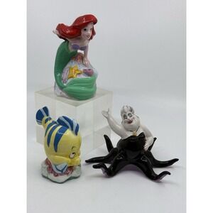 Vintage Disney Little Mermaid collectable glass figurine made in kJapan